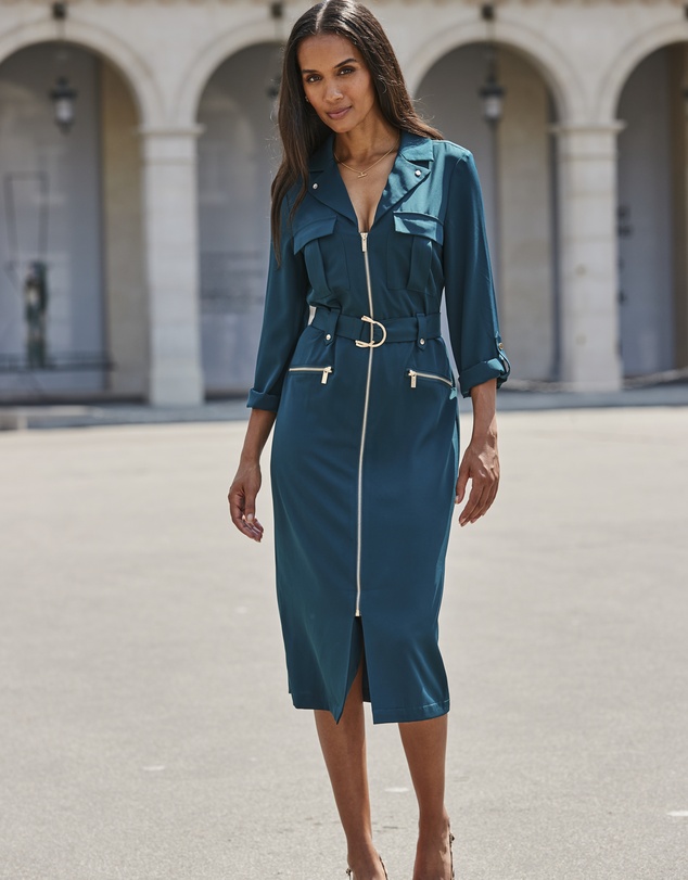 Sosandar - Utility Shirt Dress