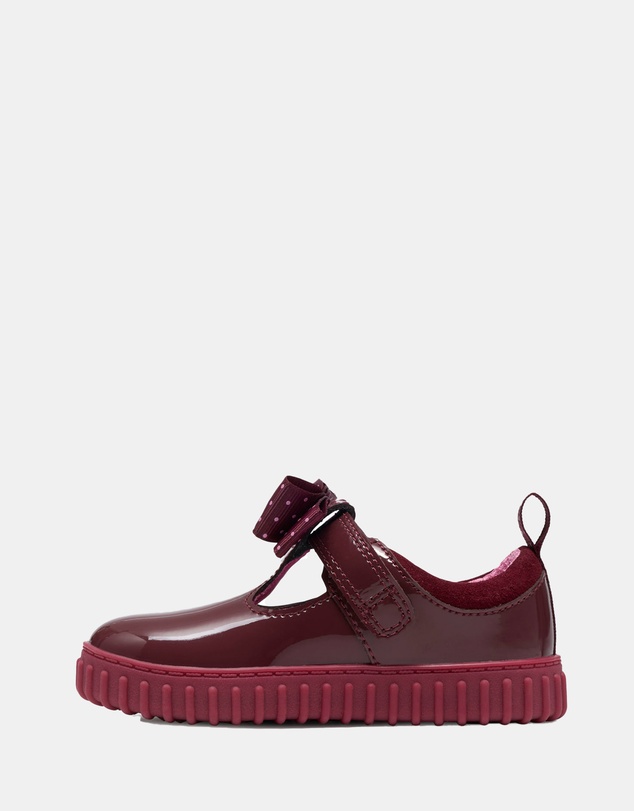 Clarks - Cove Bow (T) Burgundy