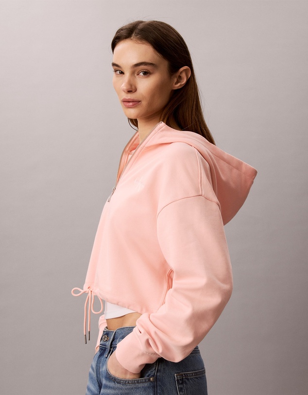 Calvin Klein Jeans - Monologo Terry Cropped Hoodie
