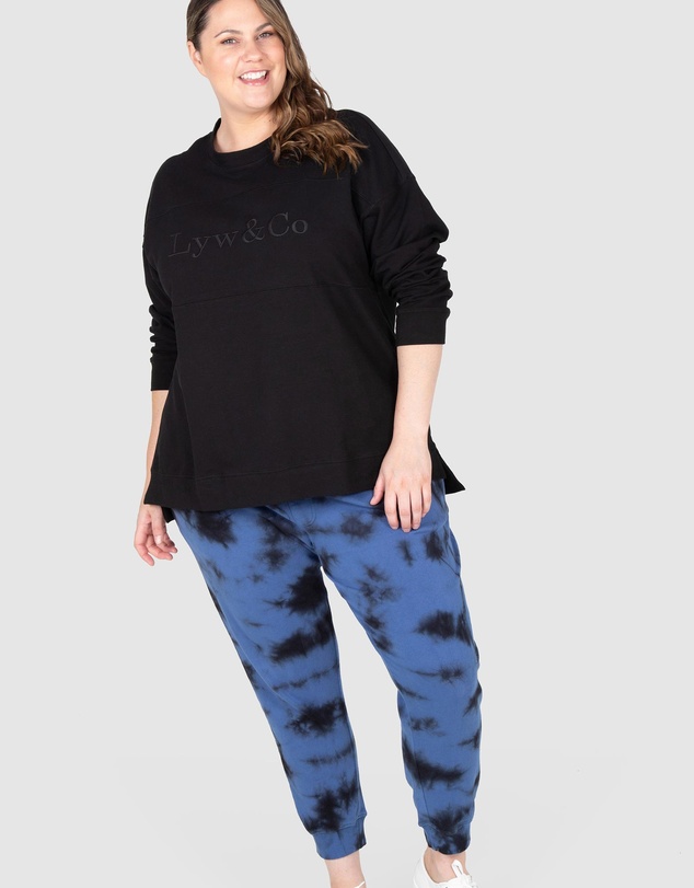 Love Your Wardrobe - LYW & Co Embroidered Sweat Top
