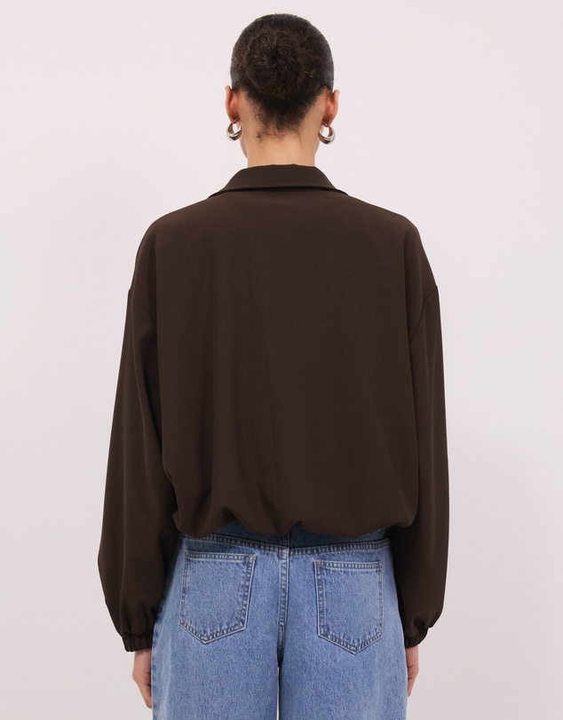 Calli - Karise Relaxed Funnel Neck Bomber