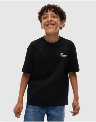 Tommy Hilfiger - Graffiti Logo Jersey T-Shirt - Kids