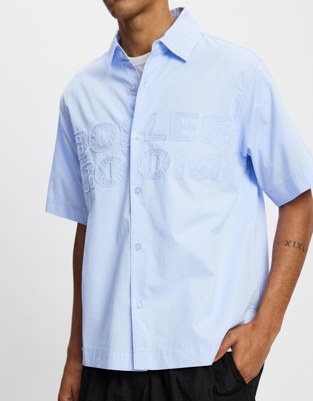 Boiler Room - Applique Poplin SS Shirt