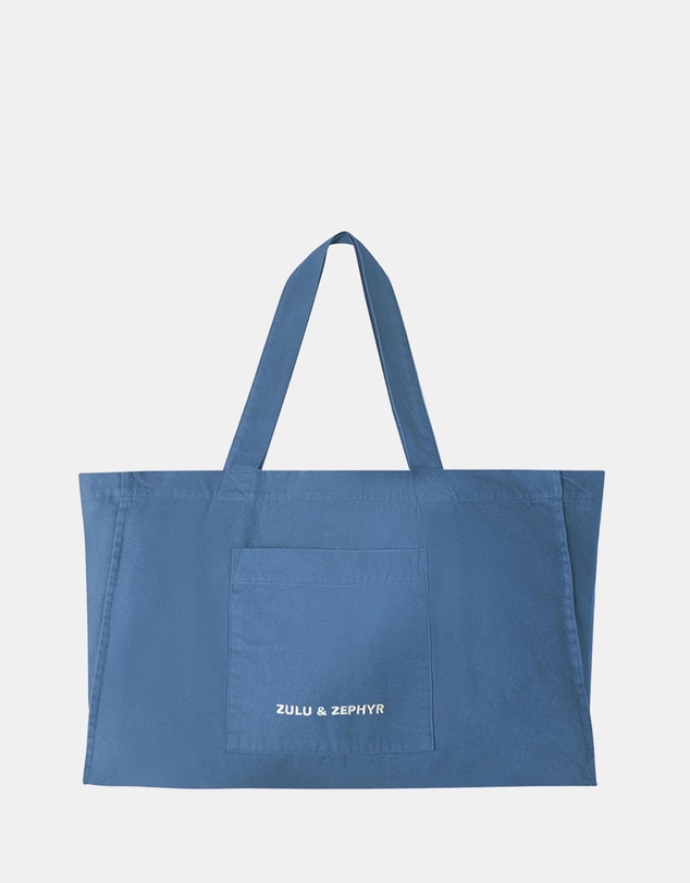 Zulu & Zephyr - Denim Cotton Canvas Tote Bag