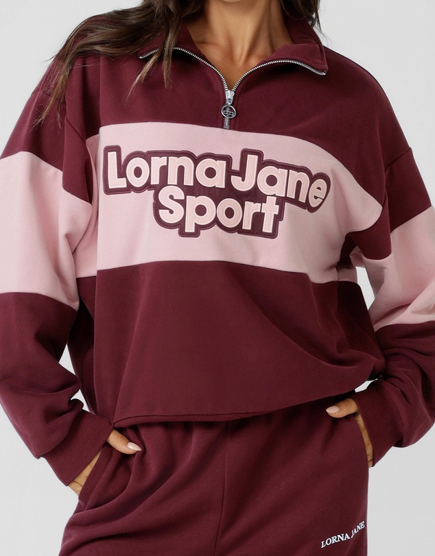 Lorna Jane - Sports Quarter-Zip Sweat