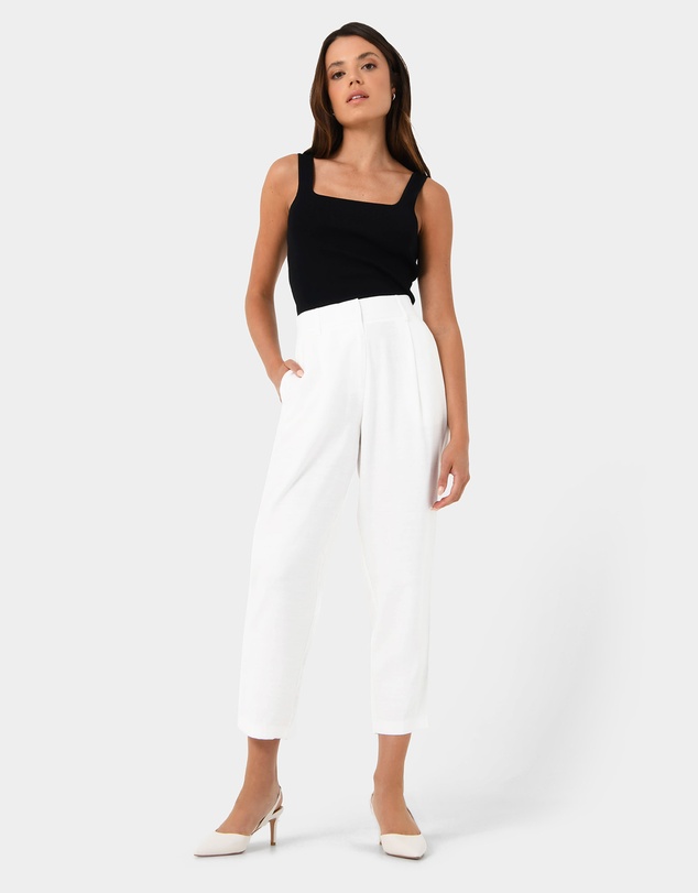 Forcast - Indigo Tapered Elastic Waist Pant