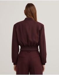 Witchery - Shoulder Pad Bomber Jacket