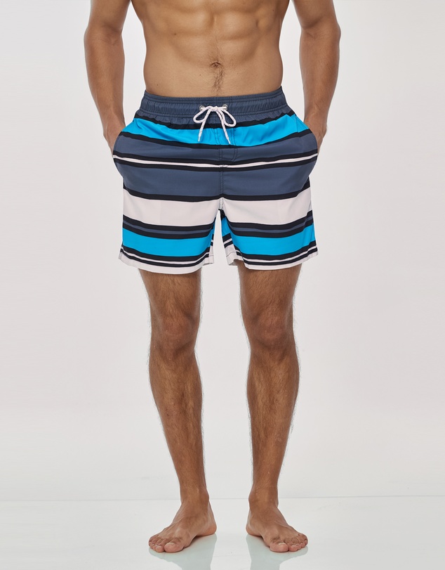 Vacancy Co - Bold Stripe Swim Short