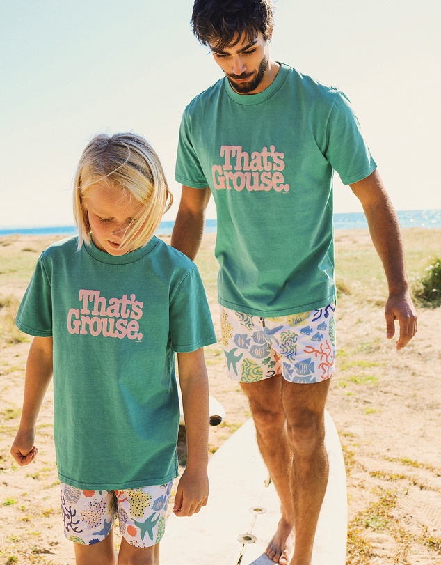 Skwosh - That's Grouse Kids Slang Tee in Green