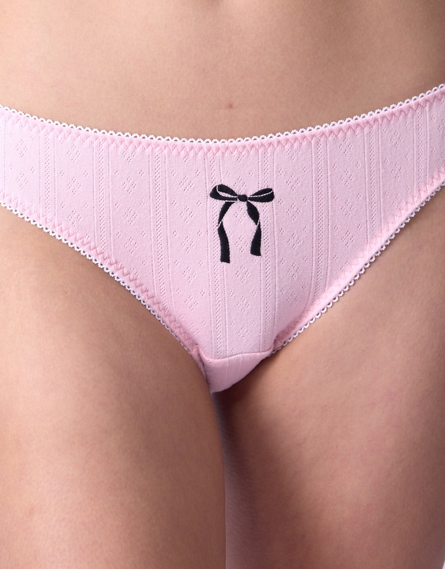 Bras N Things - Ella Brazilian Knicker - Light Pink