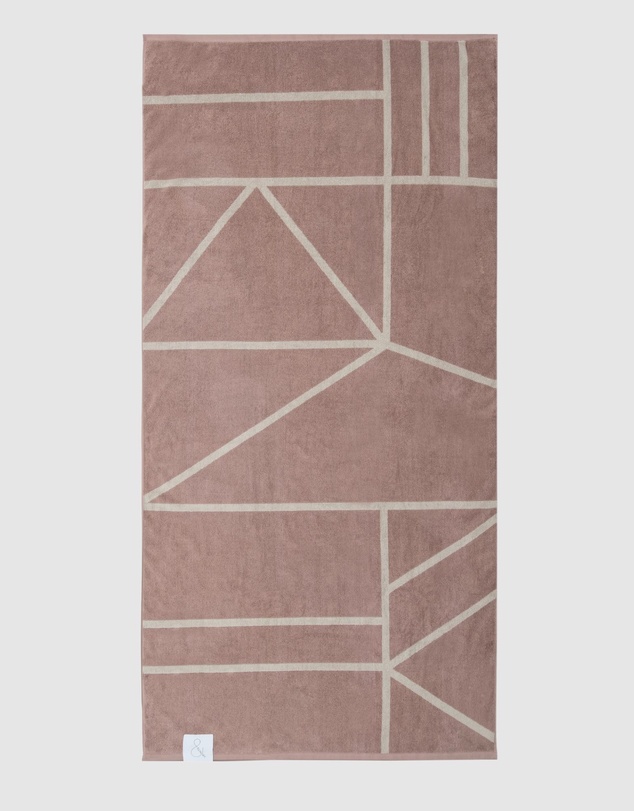&Sunday - Journey Organic Cotton Pool / Beach Towel -Dune