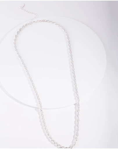 Lovisa - Silver Plated Thick Chain Necklace