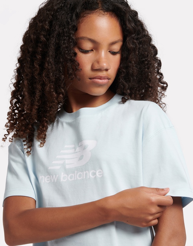 New Balance - Stacked Logo Tee & Cycle Short Set