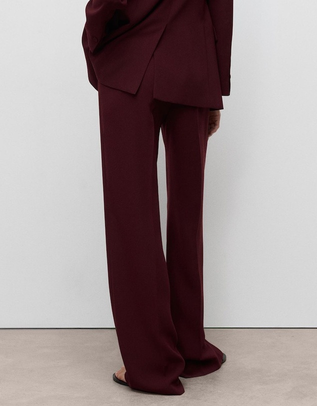 M.N.G - Straight Mid-Rise Suit Trousers
