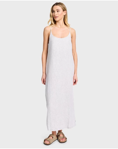 Academy Brand - Essential Linen Slip Dress