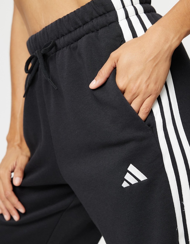 adidas Sportswear - Essentials 3-Stripes Open-Hem Fleece Pants