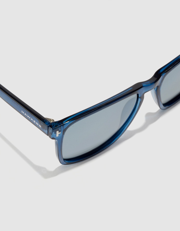 Hawkers Co - HAWKERS - Polarized Navy Chrome DUST Sunglasses for Men and Women UV400