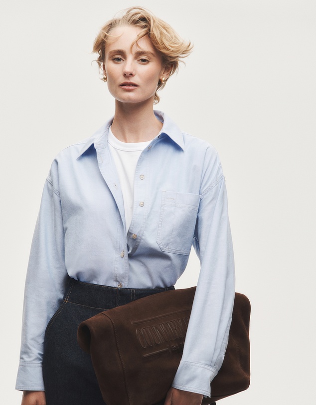 Country Road - Oversized Australian Cotton Oxford Shirt