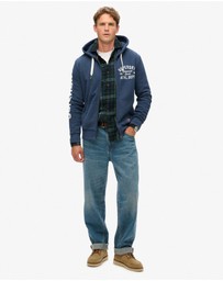 Superdry - Track & Field Graphic Ziphood