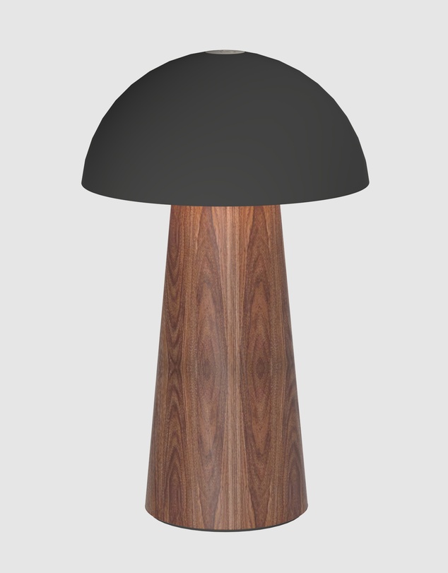Kreafunk - Kreafunk Bello Lamp, Portable And Rechargeable - Black Wood