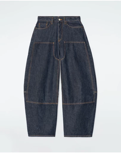 COS - Western Barrel-Leg Raw Denim Trousers