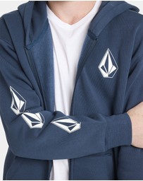 Volcom - Boys 8 to 16 Iconic Stone Zip Up Hoodie