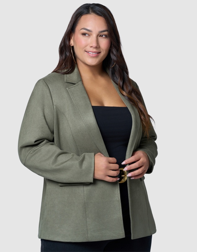 Sunday In The City - Shade Suede Blazer