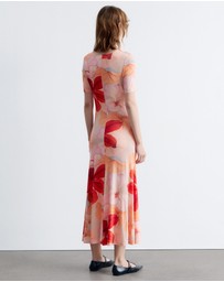 & Other Stories - Ruched SS Midi Dress