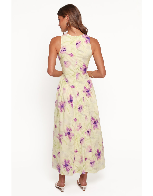 Petal & Pup - Norlina Midi Dress - Green Floral