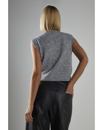 Glamorous - Kintted Crew neck Vest