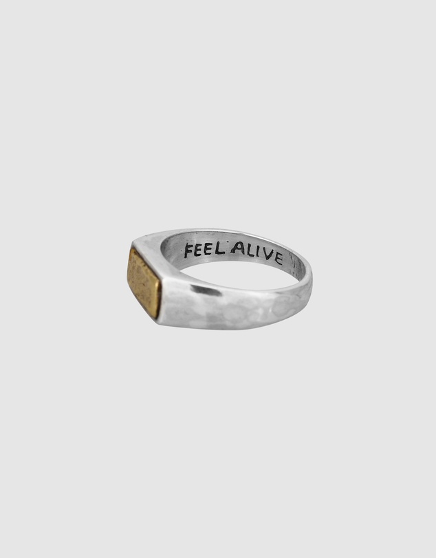 Haze & Glory - ICONIC EXCLUSIVE - Alive Signet Ring in 925 Silver