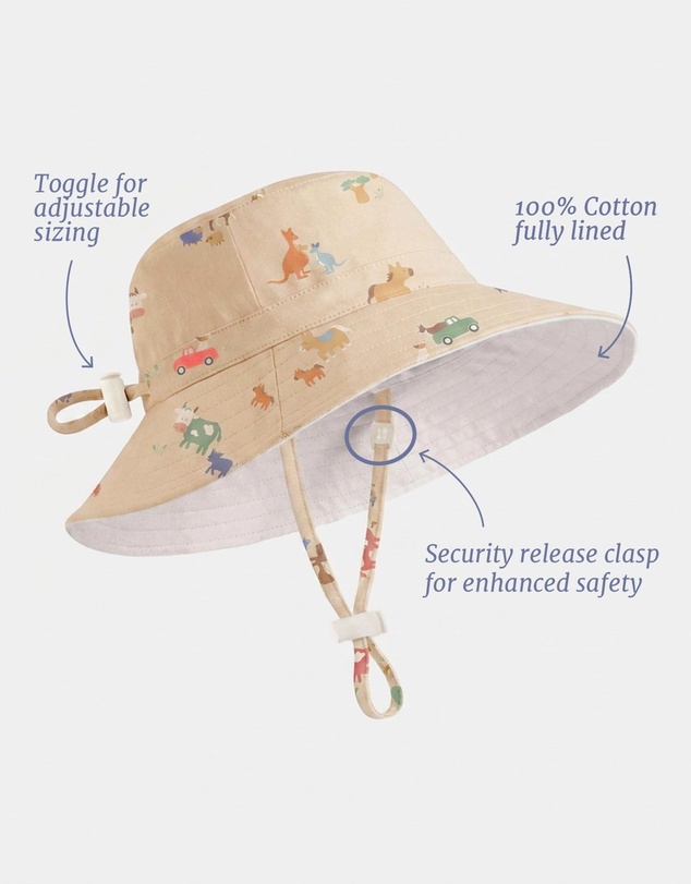 Toshi - OZ Sunhat - Babies-Kids