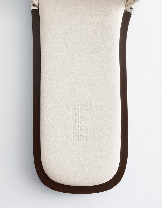 & Other Stories - Metal-Detail Leather Slides