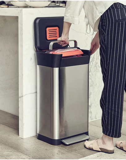 Joseph Joseph - Titan 30L Trash Compactor (Stainless Steel)