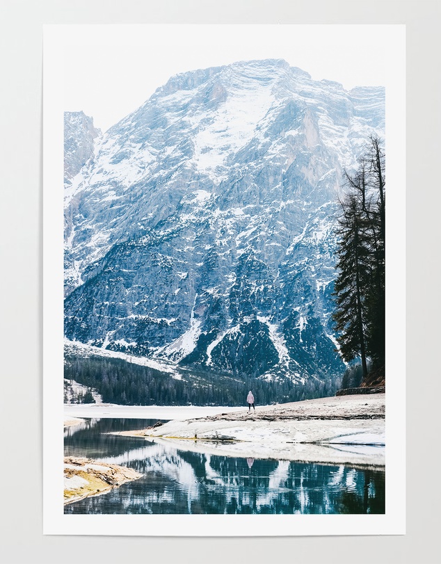 LEGGERA - Reflections of Lago di Braies Print