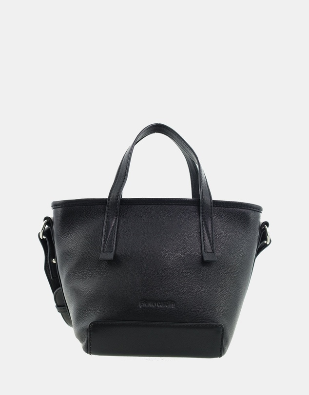 Pierre Cardin - Pierre Cardin Genuine Leather Tote Crossbody Bag