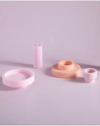 porter green - flipp lrg silicone unbreakable candle holder set