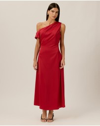 Tussah - Samara Asym Satin Midi Dress