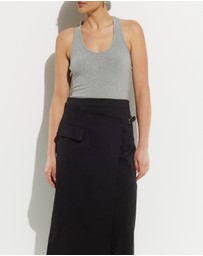 Calli - Tara Midi Twill Skirt