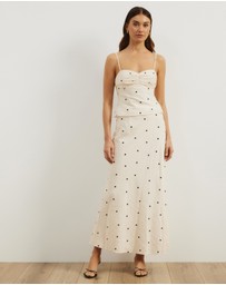 Atmos&Here - Anne Polka Dot Maxi Skirt