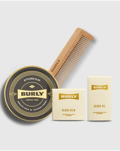 BURLY - Beard & Styling Pack - #3 Clay - Medium Hold