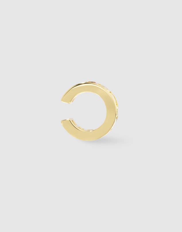 Wanderlust + Co - Rainbow Gem Gold 9mm Ear Cuff