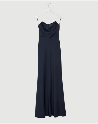 Revibe - Repaired CHANCERY Jada Strapless Corset Maxi Dress - AU 6