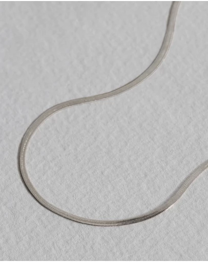 SAINT VALENTINE - Sphinx 3mm Snake Chain Necklace - Silver