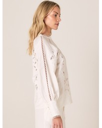 Fate + Becker - Aven Embroidered Blouse