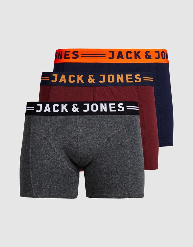 Jack & Jones - Lichfield Cotton Trunks 3 Pack