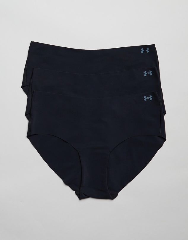 Under Armour - UA Pure Stretch 3-Pack No Show Hipster Briefs