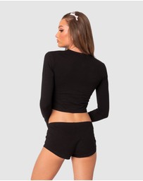 EDIKTED - Attitude Problem Long Sleeve T Shirt