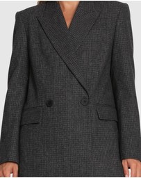 Belle & Bloom - Big Brother Talk Wool Blend Blazer