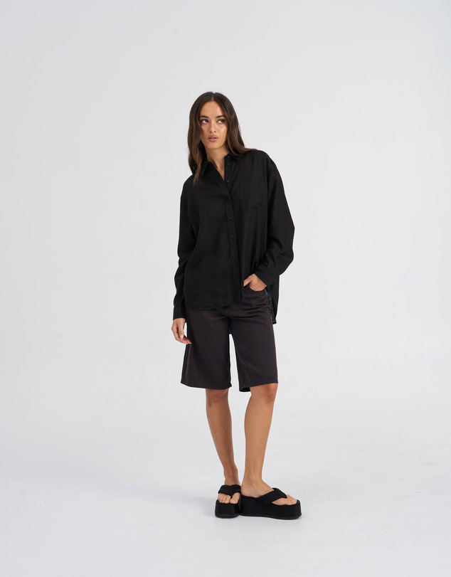 ONLY - Bruxelles Linen Long Sleeve Shirt